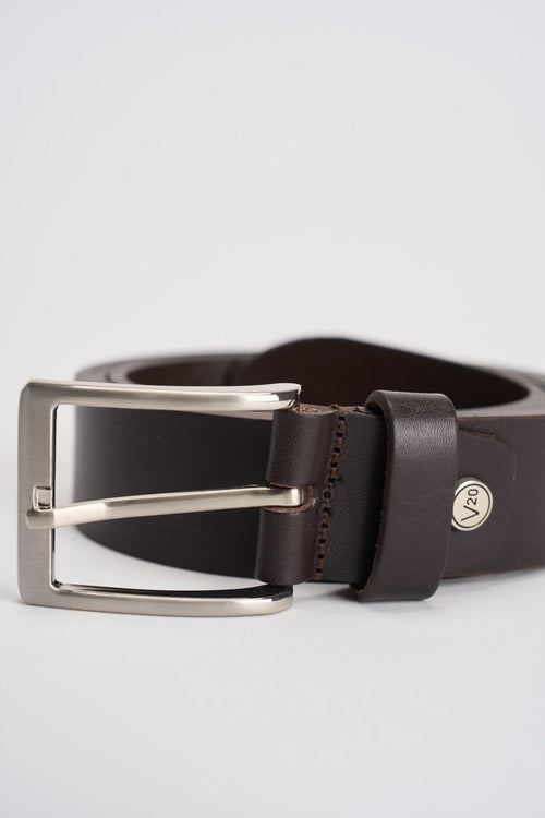 Cintura uomo in pelle testa di moro - 2