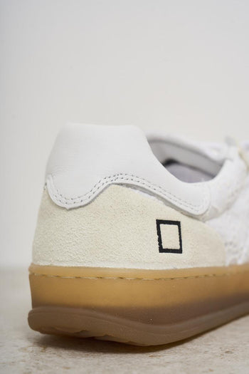 Women's Sporty White Sneakers - 8
