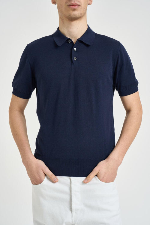 Polo uomo blu navy