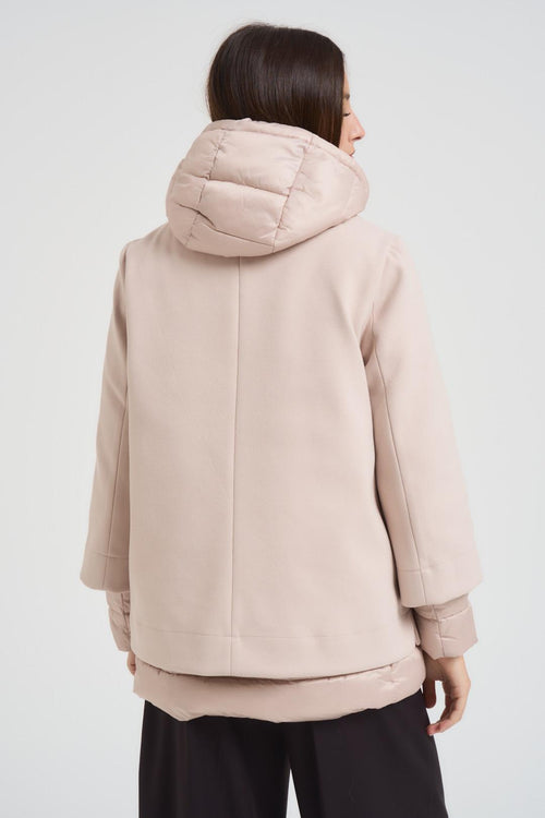 Giubbotto donna con pettorina rimovibile latte - 2