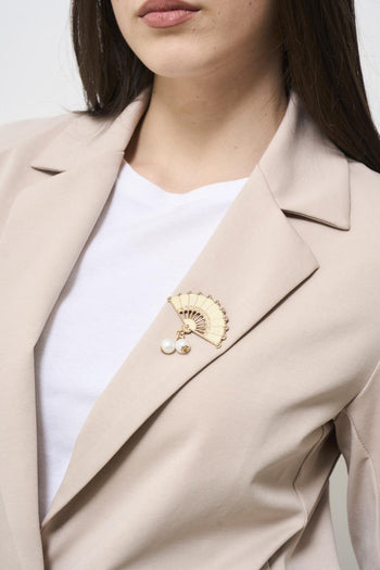Giacca donna con spilla - 3