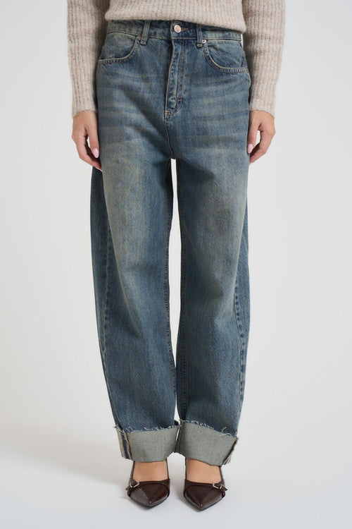 Jeans donna gamba dritta in denim - 2