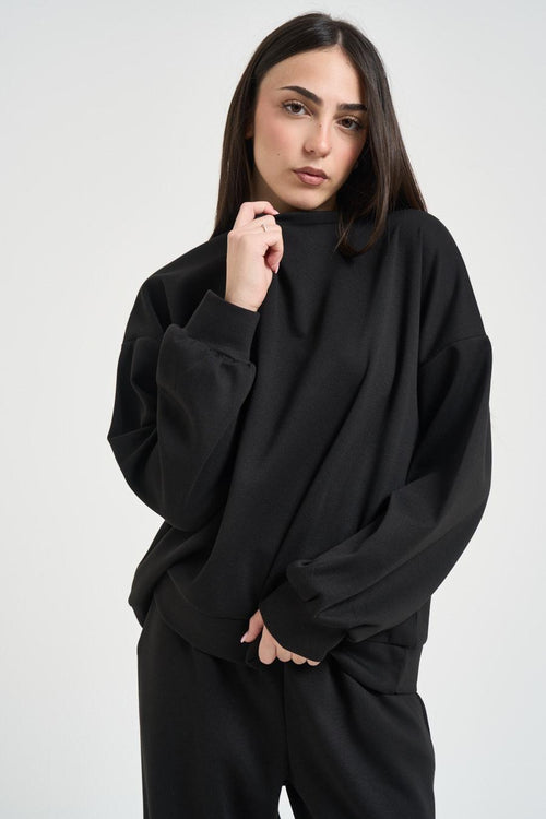 Completo donna in tuta nera - 2