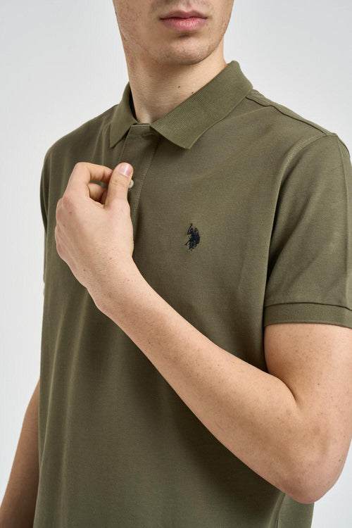 Polo uomo verde militare - 2