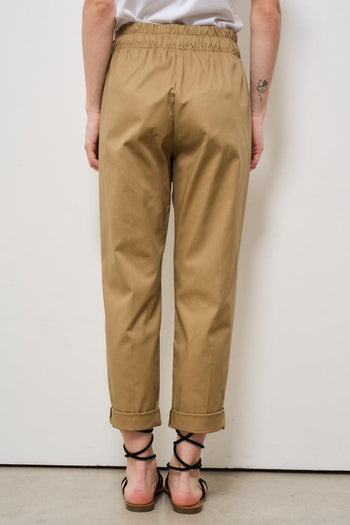 Pantalone donna regular beige - 4