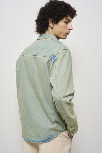 Men's faded denim shirt - 6