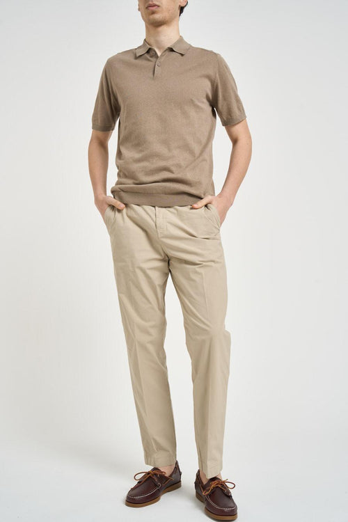 Polo uomo tortora