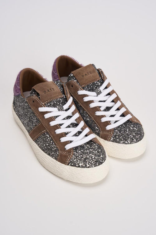 Sneakers donna Hill Low Calf glitter multicolor - 2