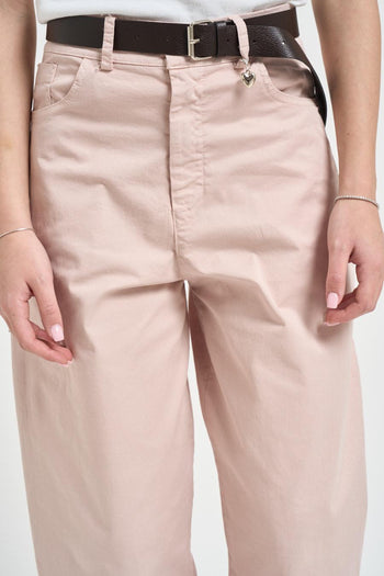 Pantalone donna balloon rosa cipria - 4