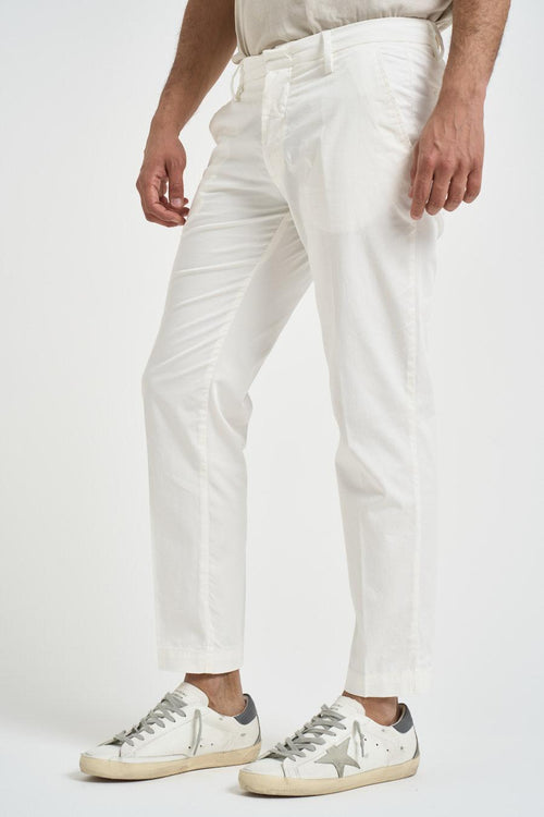 Pantalone uomo chino bianco - 2