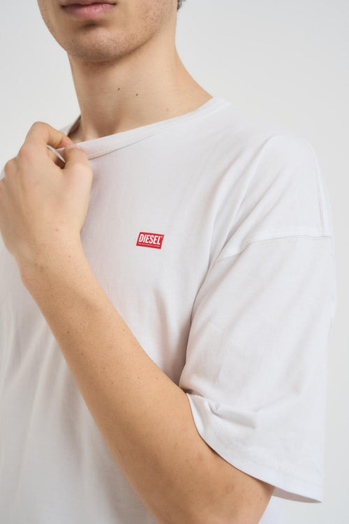 T-shirt uomo girocollo bianca - 2