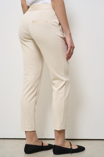 Pantalone donna skinny panna - 4