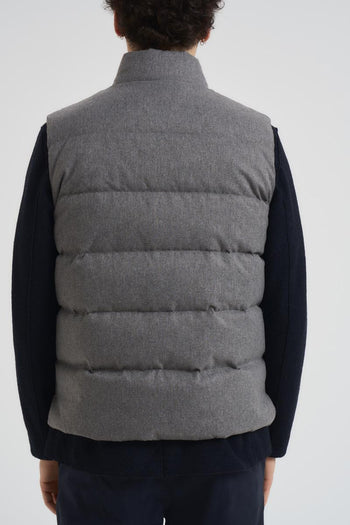 Gilet uomo trapuntato grigio - 6