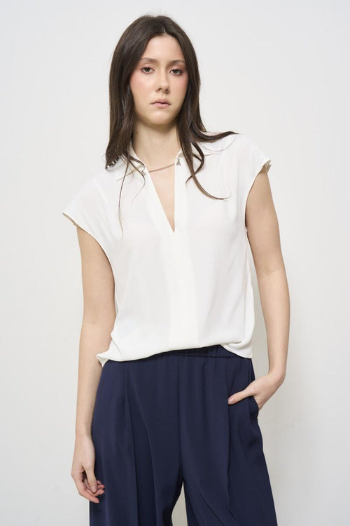 Blusa donna bianca
