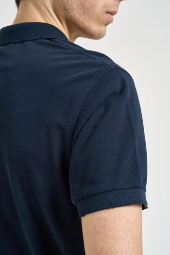 Polo uomo manica corta blu navy - 4