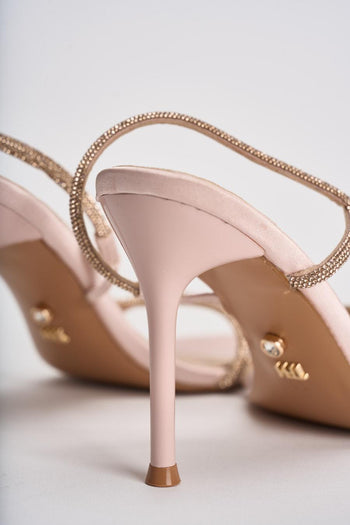 Sandalo donna Flamenco rosa cipria - 6