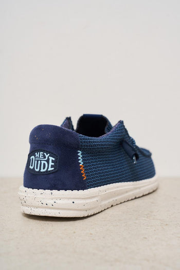 Scarpa da barca uomo Wally blu notte - 5