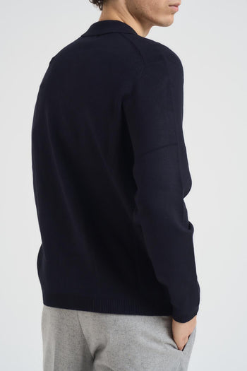 Giacca camicia uomo blu - 5