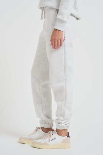 Pantalone tuta jogger donna grigio chiaro - 3