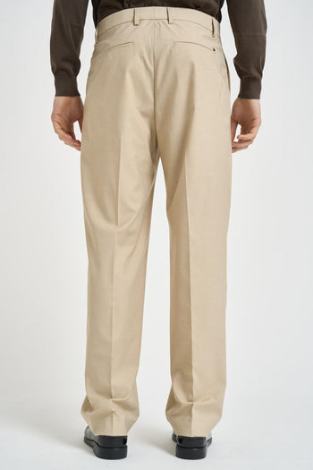 Pantalone uomo gamba dritta sabbia - 3