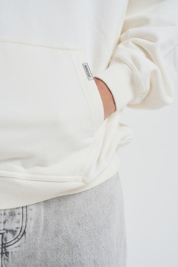 Felpa uomo con cappuccio bianca - 6