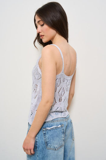 Top donna crochet argento - 3