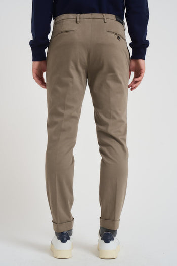 Pantalone uomo con pinces fango - 3