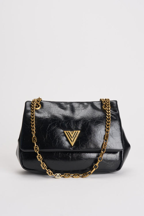 Borsa donna semilucida nera