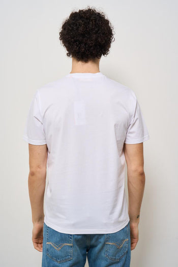 T-shirt uomo girocollo bianca - 4