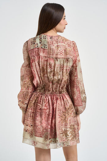 Abito donna fantasia multicolor - 3