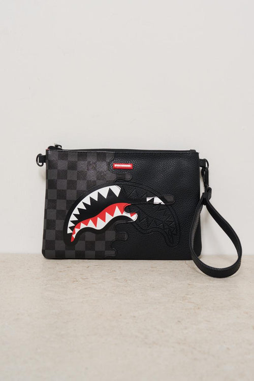 Pochette uomo in fantasia nero