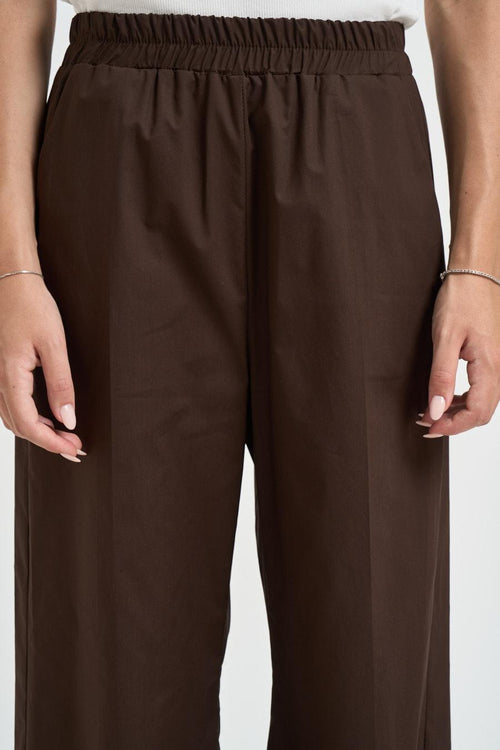 Pantalone donna fluido testa di moro - 2