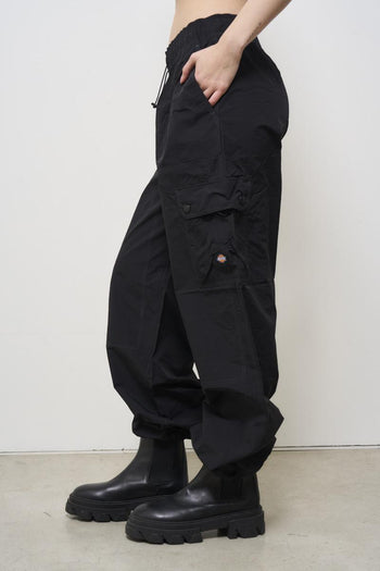 Pantalone donna nera cargo - 4