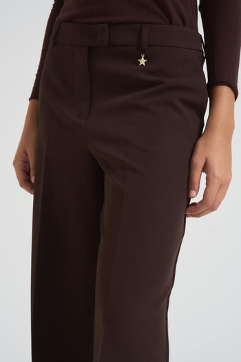Pantalone donna a palazzo nero - 6