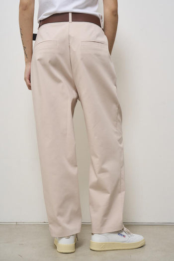 Women's carrot fit pink trousers - 6