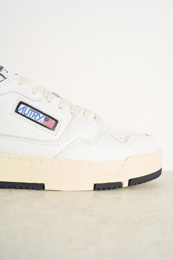 Sneakers uomo bianca con inserti neri - 4