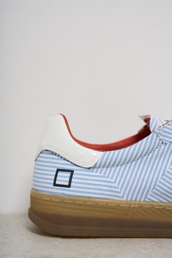 Sneakers donna Sporty a righe azzurro - 3