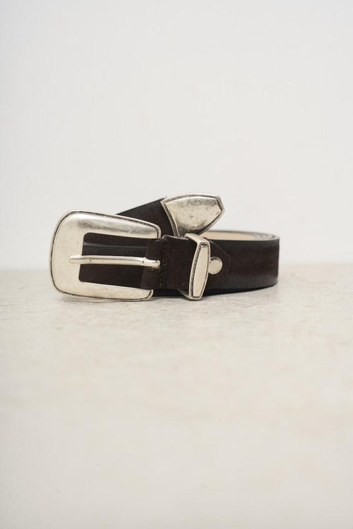 Men's vintage effect belt