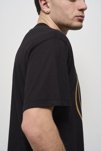 Men's black crew neck t-shirt - 5