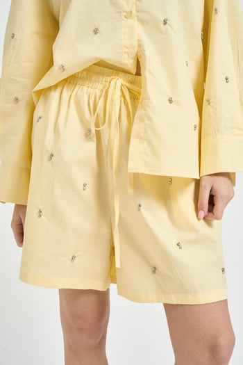 Completo donna con strass giallo - 5