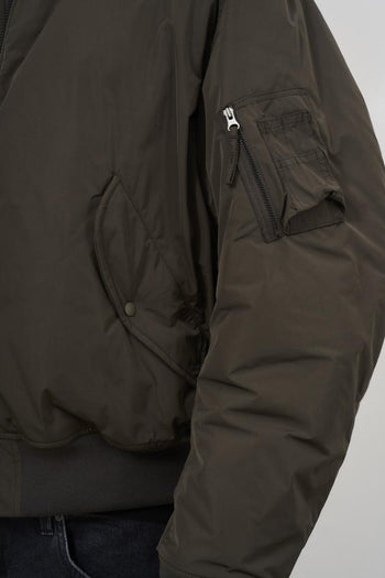Bomber uomo verde militare - 4