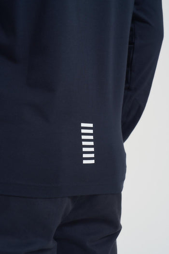 T-shirt uomo girocollo blu - 4