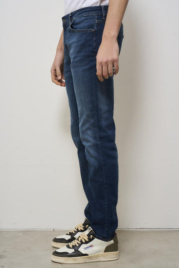Regular men's jeans in dark denim - 3