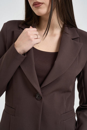 Giacca donna monopetto moro - 5