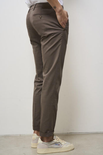 Pantalone uomo chino fango - 6