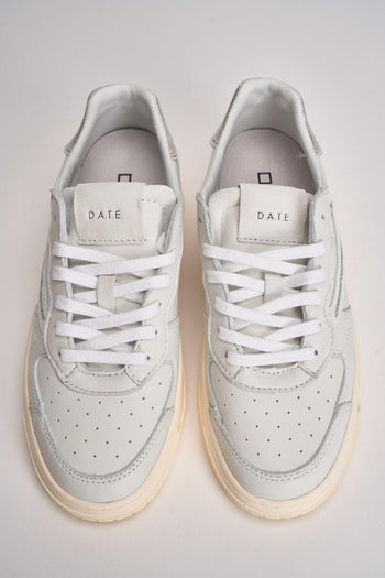 Sneakers donna Torneo bianche e argento - 7