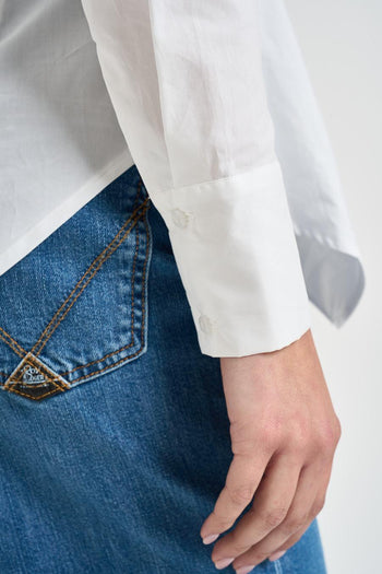 Camicia donna con incrocio bianca - 6
