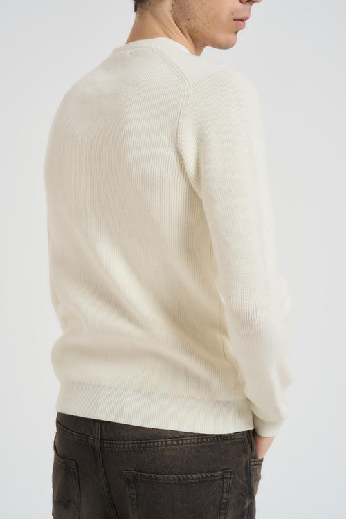 Maglia uomo girocollo latte - 2