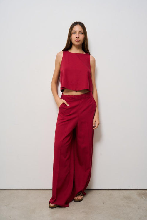 Completo abito donna rosso - 1