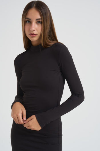 Abito donna lungo nero - 4
